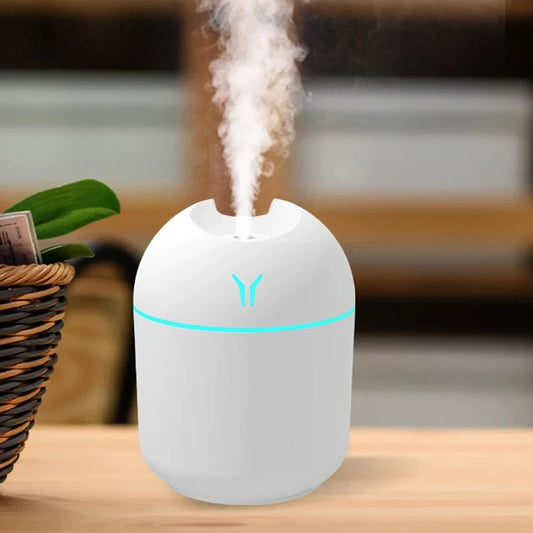 Difusor de Aromaterapia USB con Luz LED | Humidificador Ultrasónico Silencioso