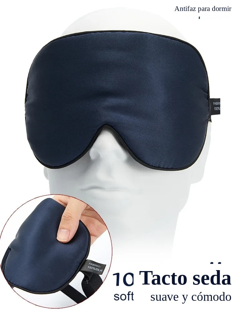 Antifaz para dormir Vitalia 3D Azul Medianoche con banda ajustable